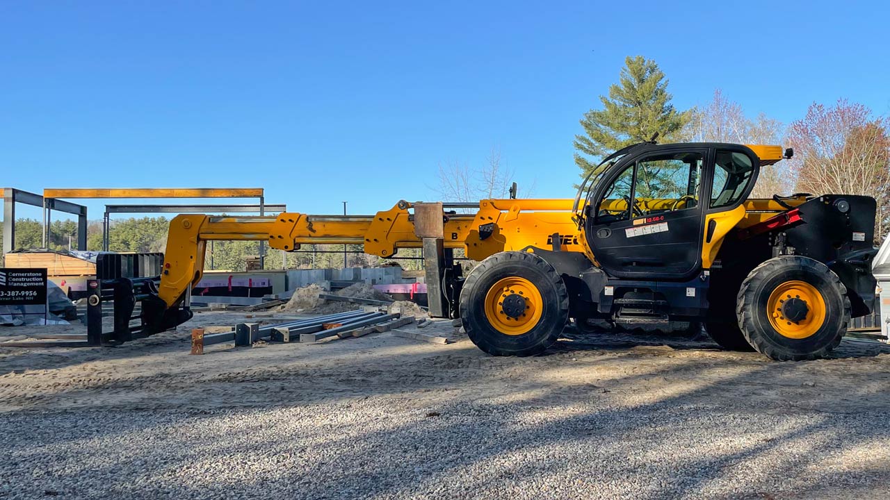 Telehandler Loler testing