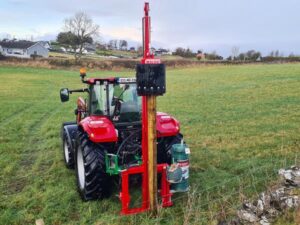 Malone Farm Machinery Side-Tilt Post Driver